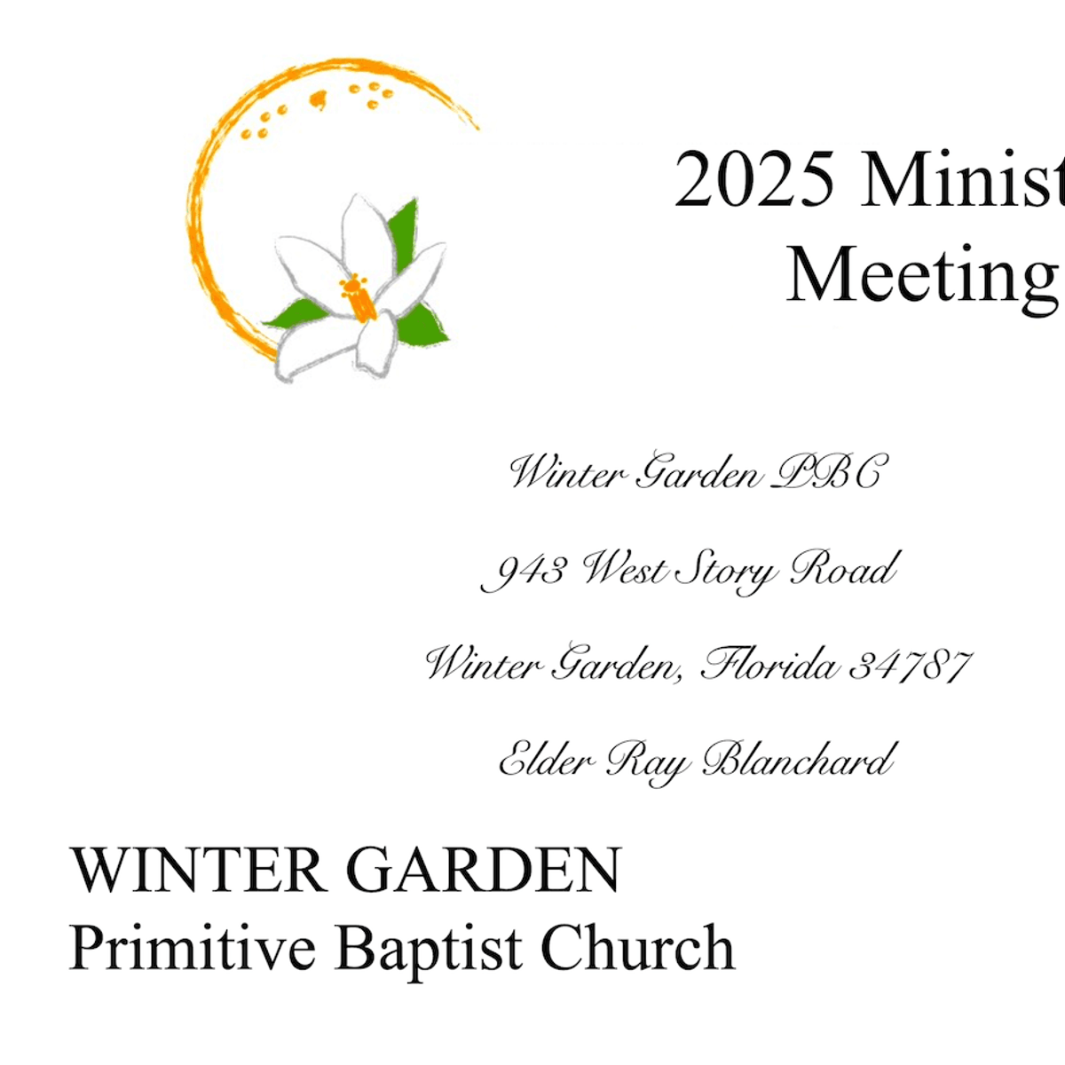 2025 Ministers Meeting