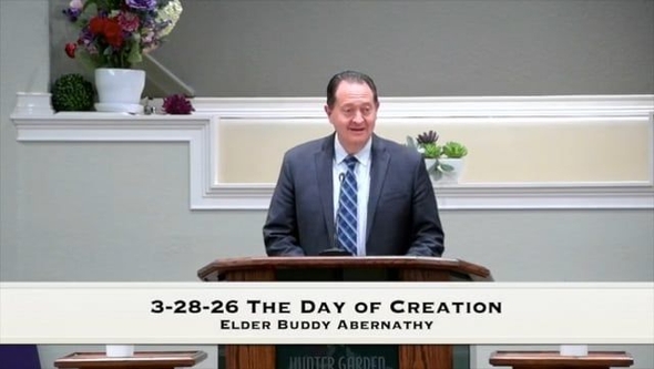 3-28-26 The Day of Creation